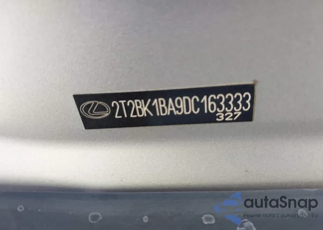 2T2BK1BA9DC163333: 44511452