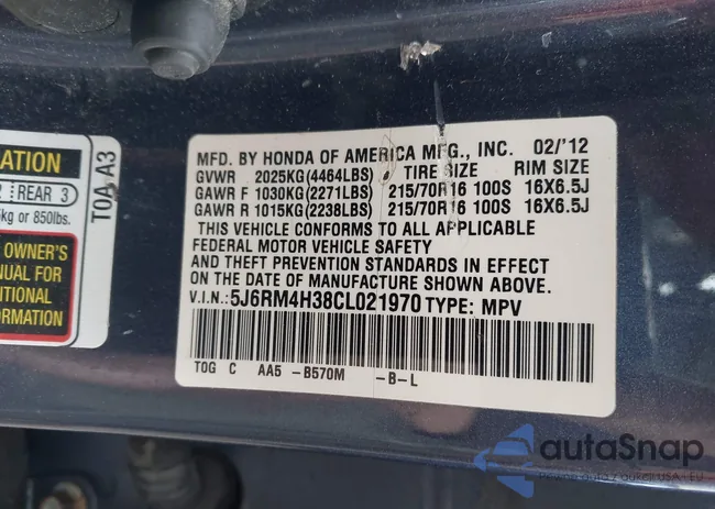 5J6RM4H38CL021970: 44511457