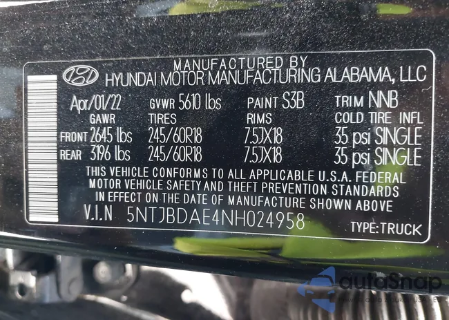 5NTJBDAE4NH024958: 44511539