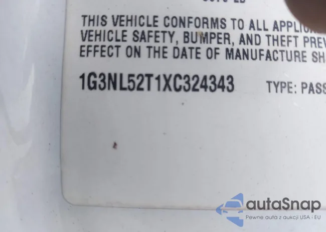 1G3NL52T1XC324343: 44512961