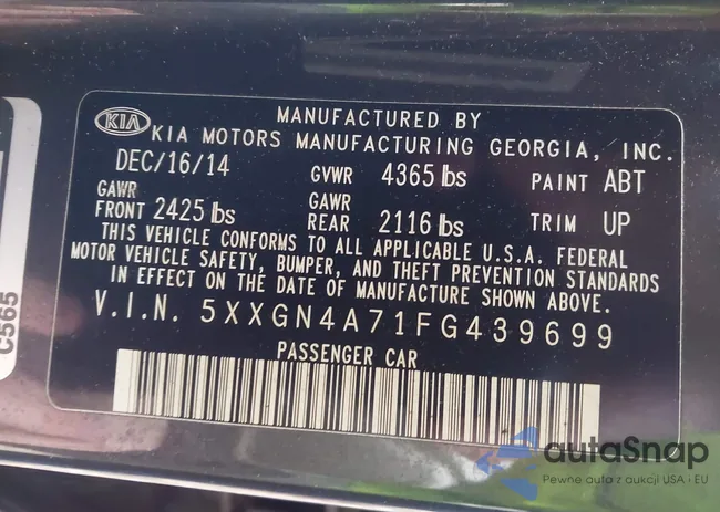 5XXGN4A71FG439699: 44512264