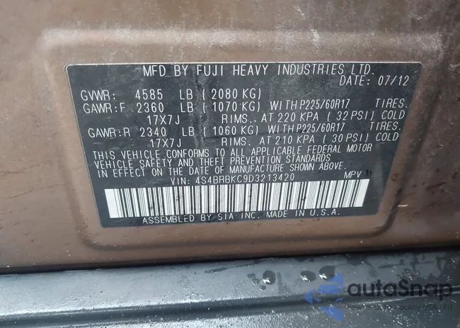 4S4BRBKC9D3213420: 44512570