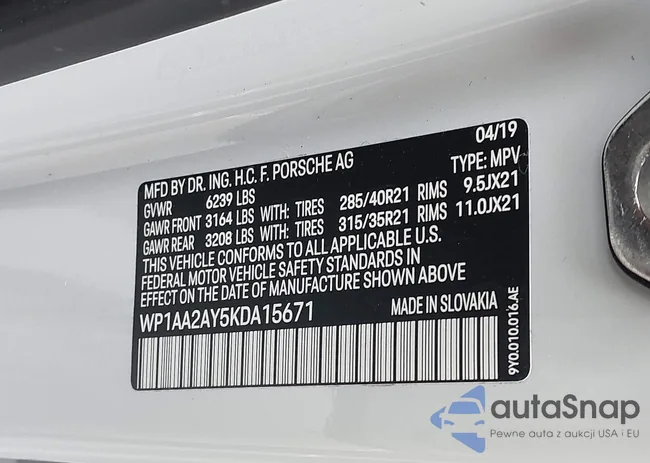 WP1AA2AY5KDA15671: 44513820