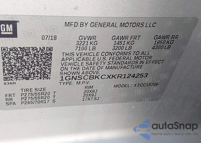 1GNSCBKCXKR124253: 44513832