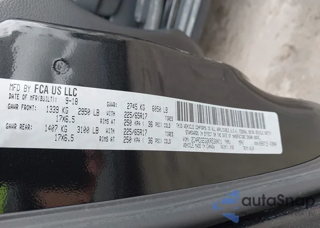 2C4RDGEG2KR530411: 44513996