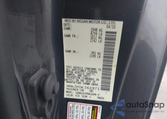 1N4AL2EP2AC161971: 44513325