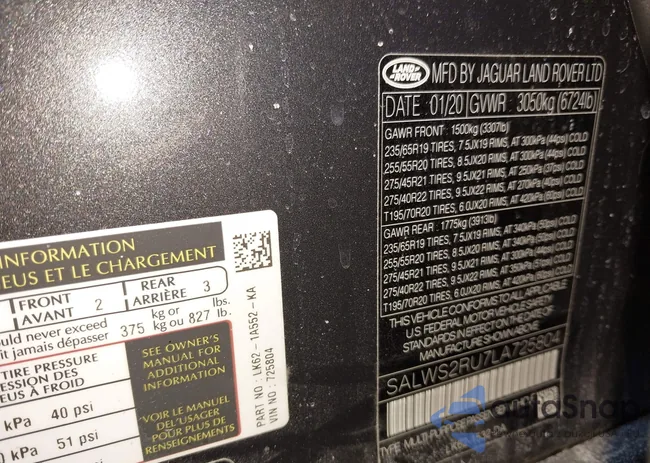 SALWS2RU7LA725804: 44513579