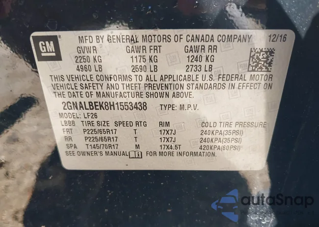 2GNALBEK8H1553438: 44513611