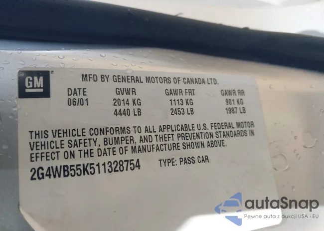 2G4WB55K511328754: 44514919