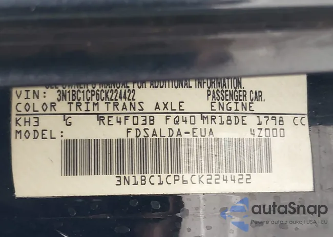 3N1BC1CP6CK224422: 44515040