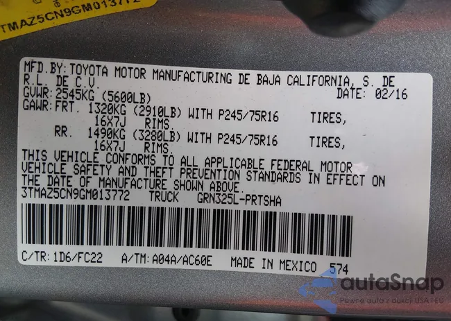 3TMAZ5CN9GM013772: 44515235