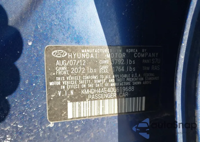 KMHDH4AE4DU619688: 44514319