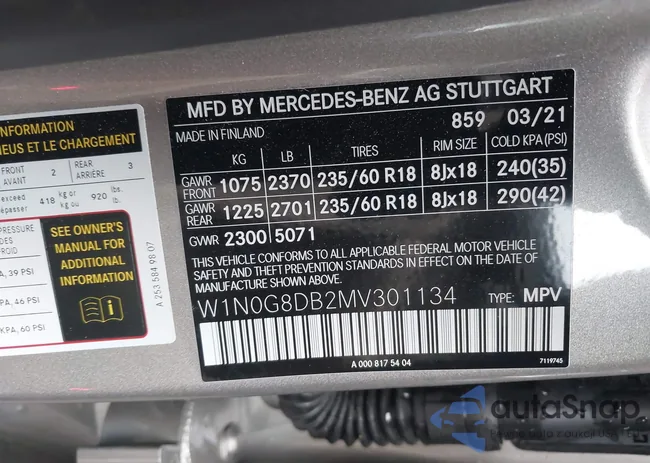 W1N0G8DB2MV301134: 44514400