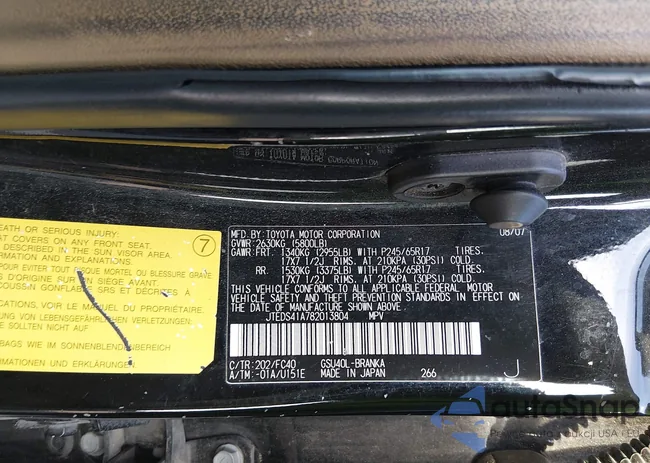 JTEDS41A782013804: 44515665