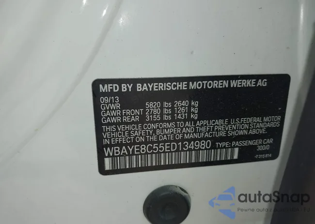 WBAYE8C55ED134980: 44515671