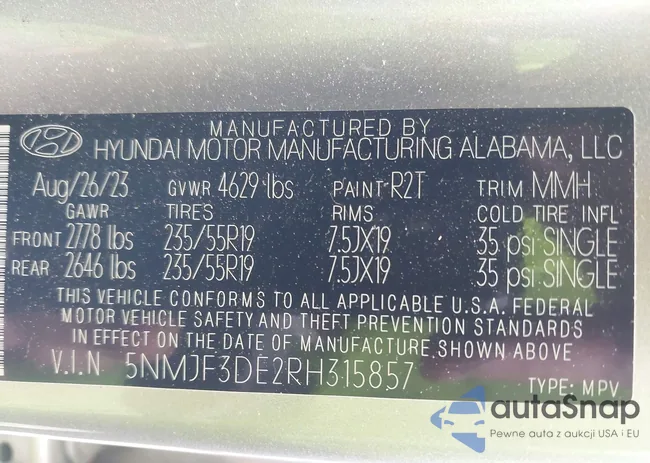 5NMJF3DE2RH315857: 44516045