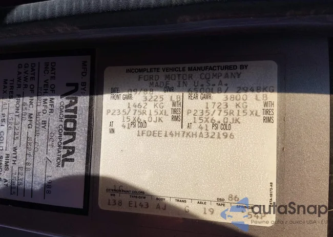 1FDEE14H7KHA32196: 44515356