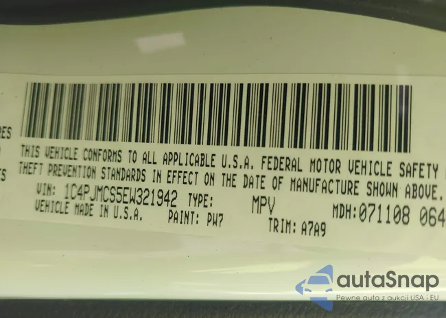 1C4PJMCS5EW321942: 44516675