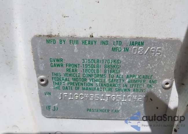 JF1GC4351TG510427: 44516526