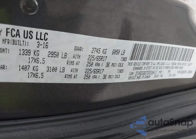 2C4RDGBG7GR330412: 44516531