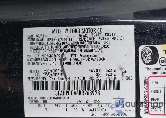 3FAHP0GA6BR268928: 44517639