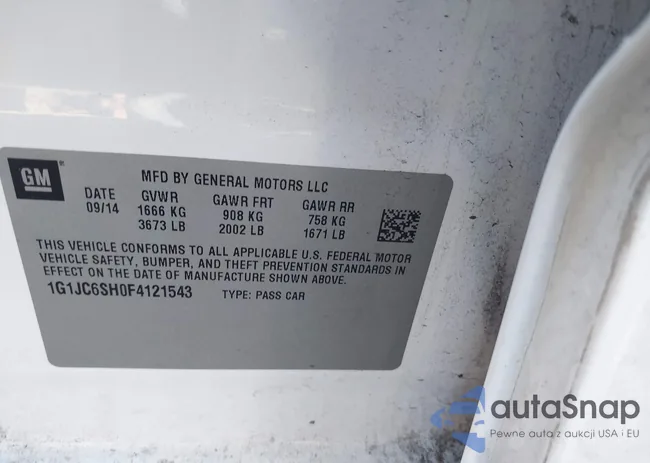 1G1JC6SH0F4121543: 44517848