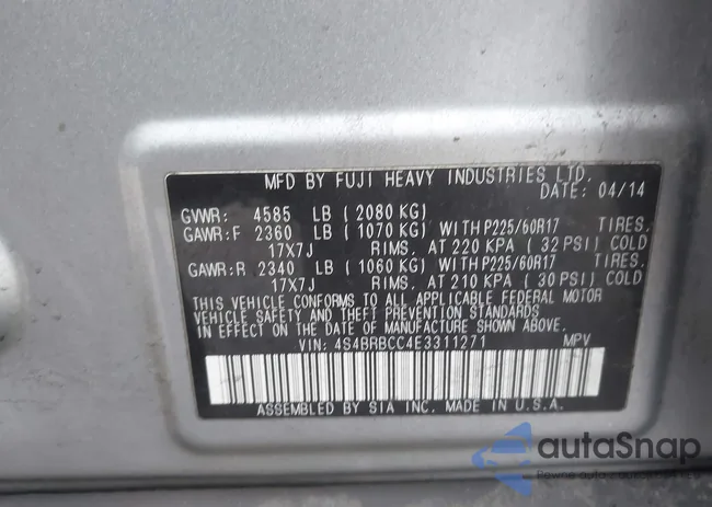 4S4BRBCC4E3311271: 44517930