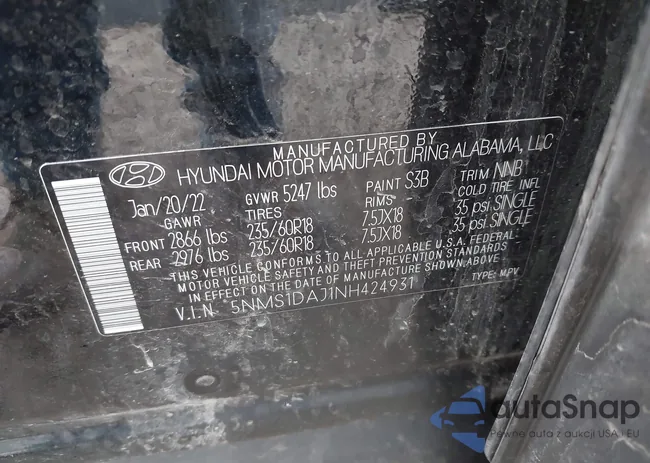 5NMS1DAJ1NH424931: 44518027