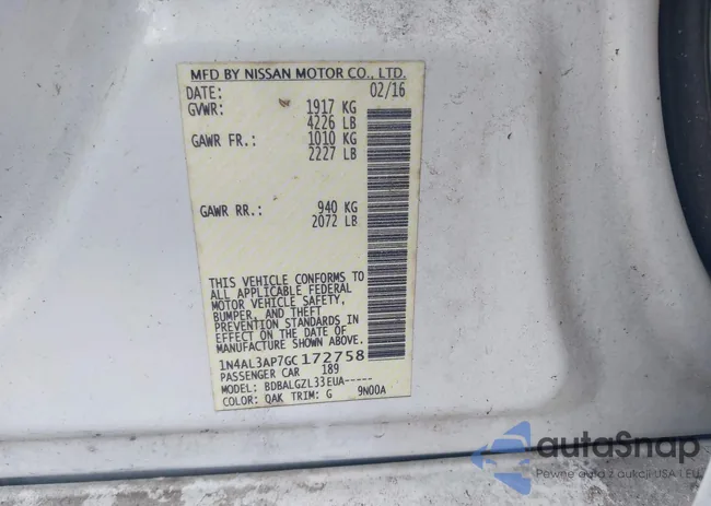 1N4AL3AP7GC172758: 44517380