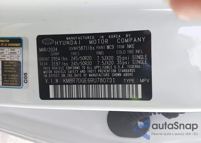 KM8R7DGE6RU780731: 44517426