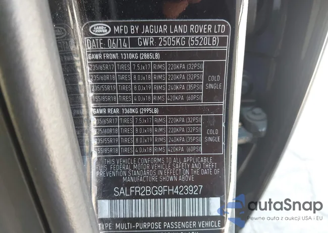 SALFR2BG9FH423927: 44517468