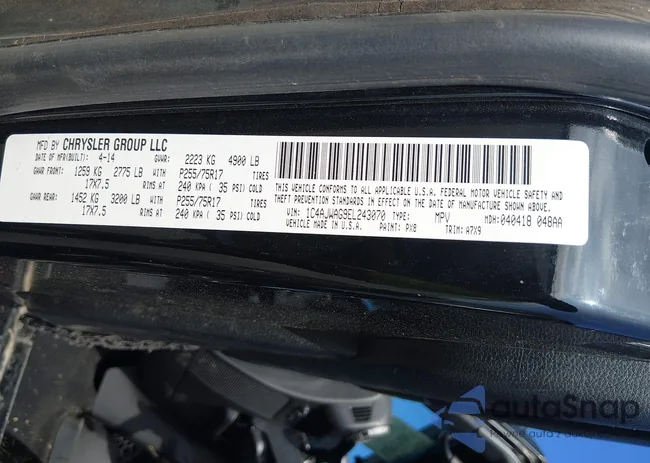 1C4AJWAG9EL243070: 44517483