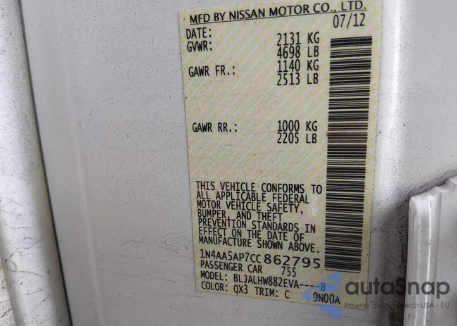 1N4AA5AP7CC862795: 44517556