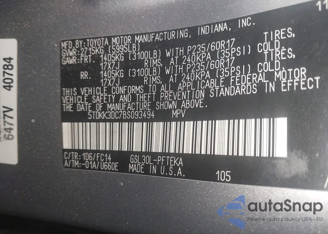 5TDKK3DC7BS093494: 44518645