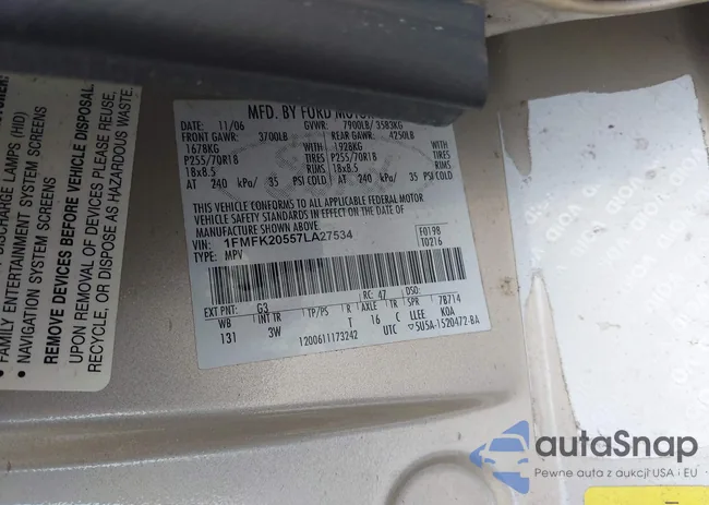 1FMFK20557LA27534: 44518797