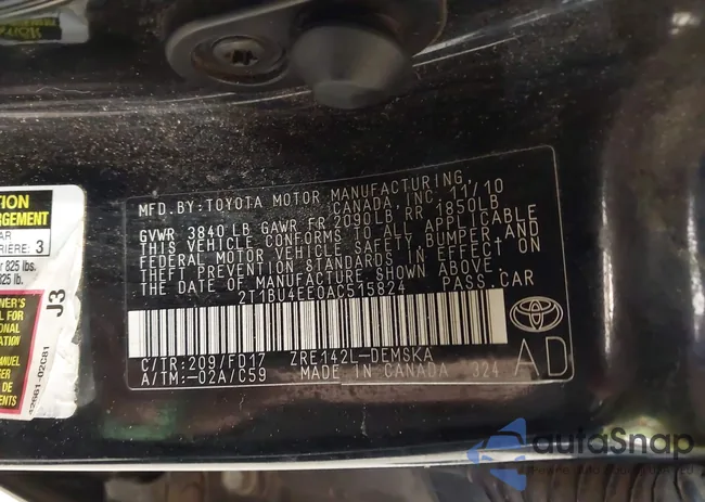 2T1BU4EE0AC515824: 44518889