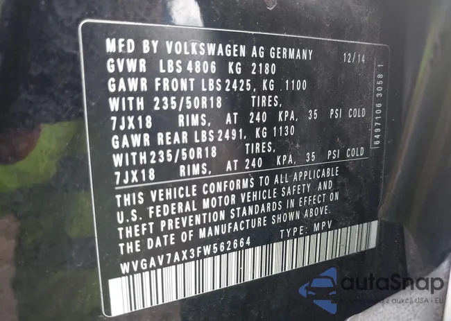 WVGAV7AX3FW56264: 44519062