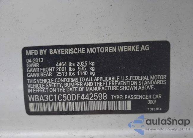 WBA3C1C50DF442598: 44519102