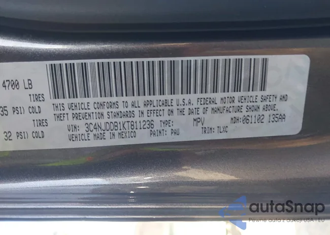 3C4NJDDB1KT811236: 44518336