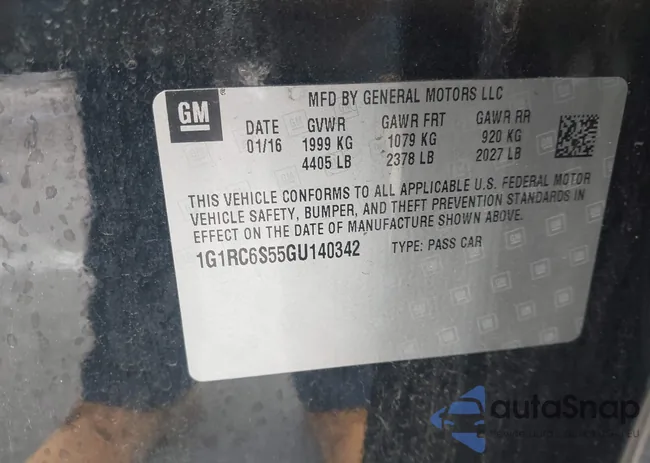 1G1RC6S55GU140342: 44518337