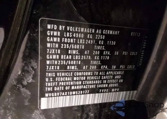 WVGBV7AX1DW529177: 44518637