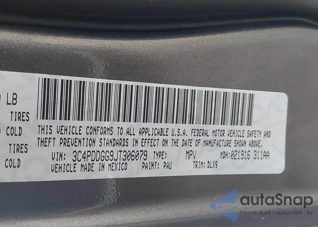 3C4PDDGG9JT306079: 44519656