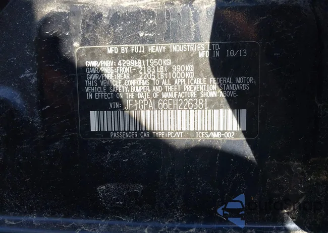 JF1GPAL66EH226381: 44519702