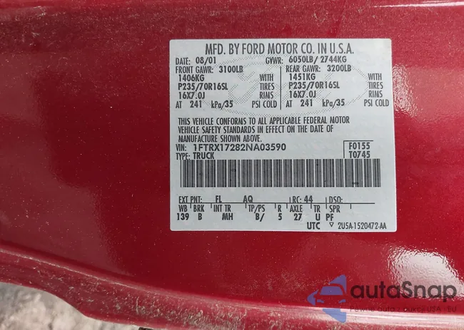 1FTRX17282NA03590: 44519742