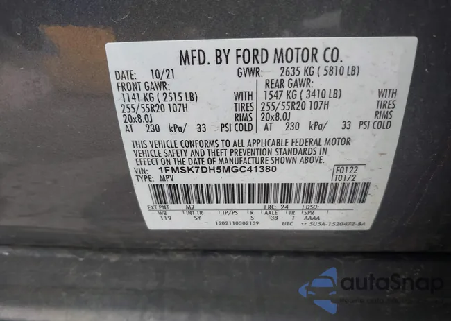 1FMSK7DH5MGC41380: 44519802