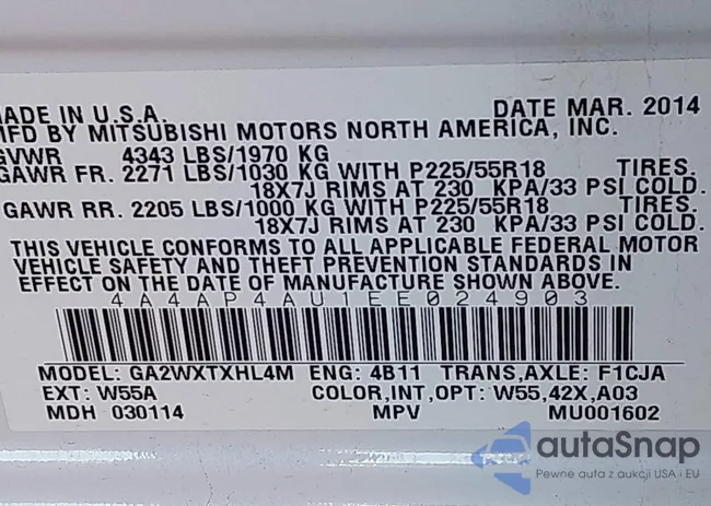 4A4AP4AU1EE024903: 44519844