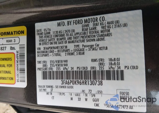 3FA6P0K96HR130738: 44519884