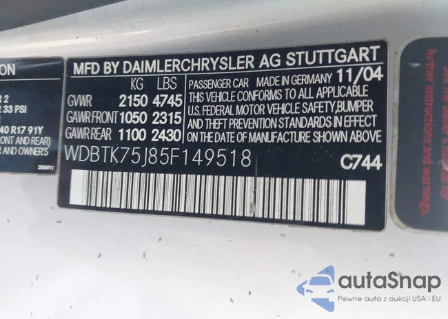 WDBTK75J85F149518: 44519928