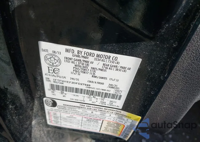 1FTFW1EF2DFD27949: 44519958