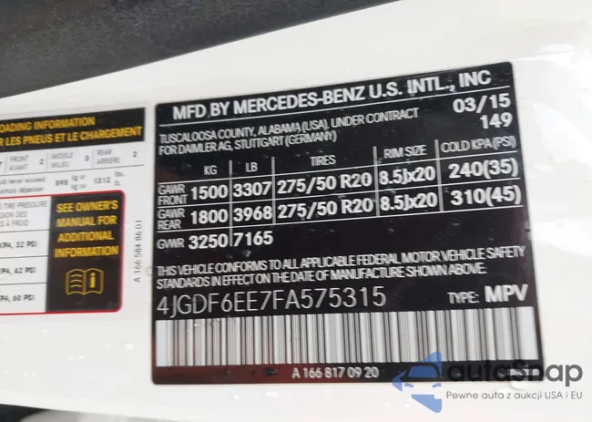 4JGDF6EE7FA575315: 44520027